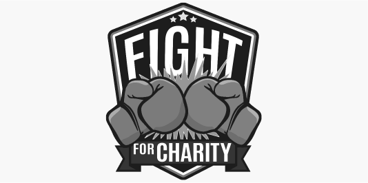 The logo for Fight for Charity.